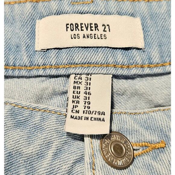 Women's Forever 21 Distressed Jeans Size 31 - Picture 3 of 3